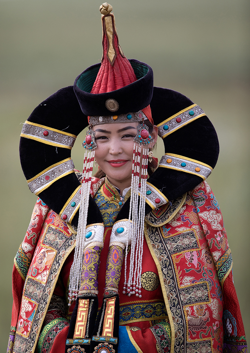 Mongolia woman portraits
